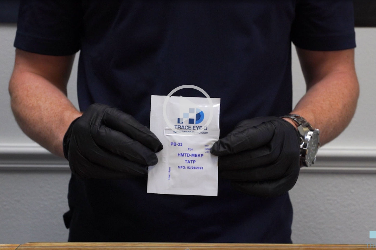 PB33 Peroxide-Based Explosive Detection Wipes - 10ct bag