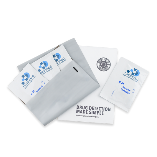 C34 Cocaine Detection Safety Wipes - 4 Pack