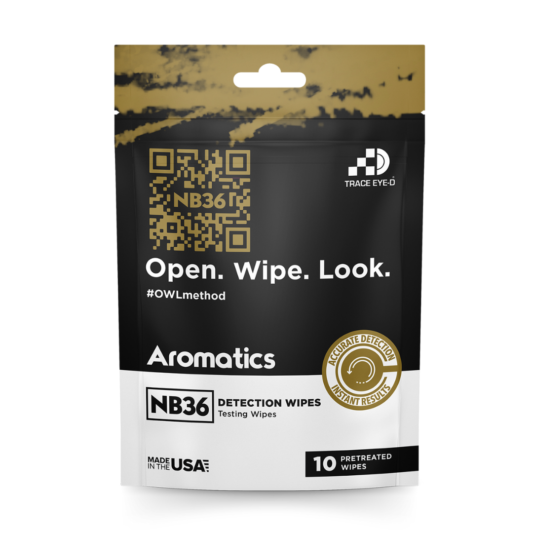 NB36 Aromatic Explosive Detection Wipes - 10ct Bags