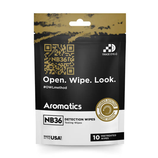 NB36 Aromatic Explosive Detection Wipes - 10ct Bags
