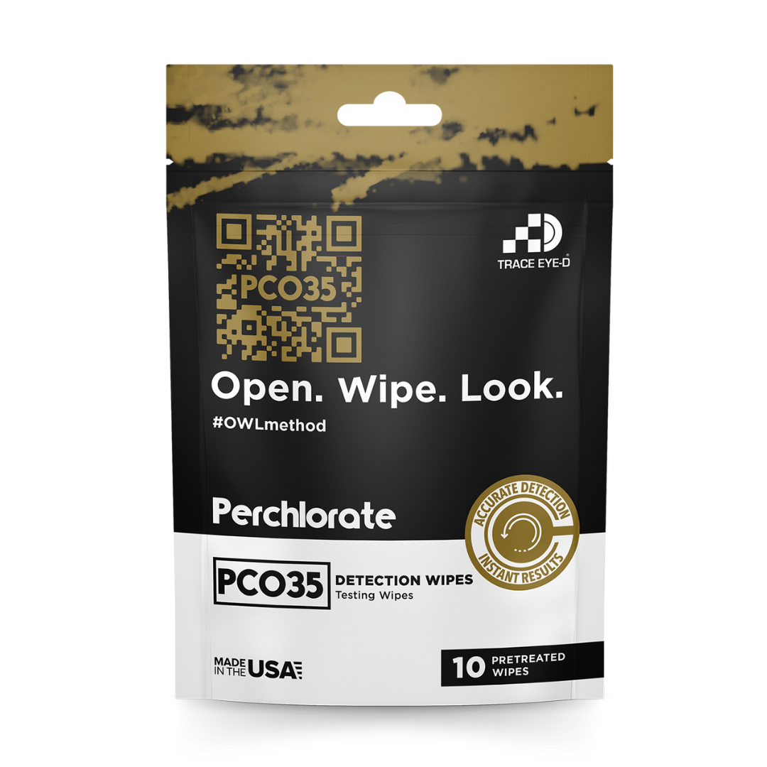 PCO35 Perchlorate Oxidizer Detection Wipes - 10ct Bag