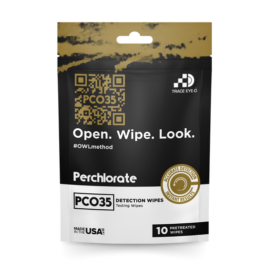 PCO35 Perchlorate Oxidizer Detection Wipes - 10ct Bag